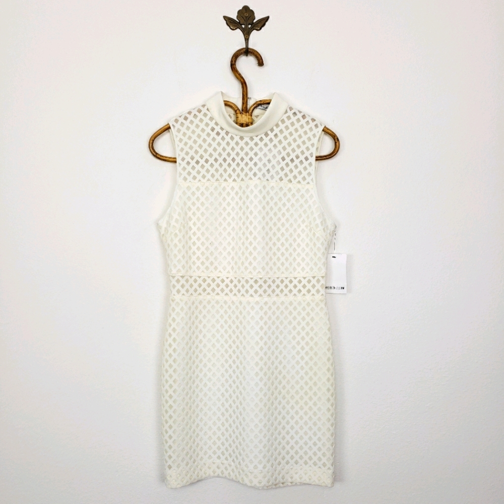 Elizabeth and James Neri Lazer Lattice White Dress - Picture 1 of 8